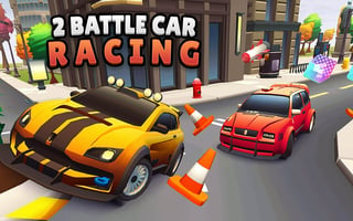 2 Player Battle Car Racing game cover