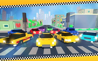 Blocky Car Racing game cover