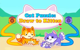 Cat Puzzle: Draw To Kitten game cover