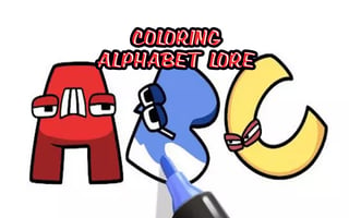 Coloring Alphabet Lore game cover