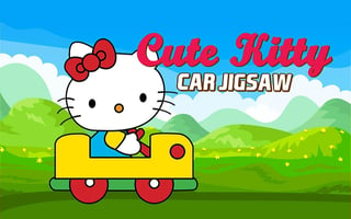 Cute Kitty Car Jigsaw