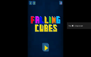 Falling Cubes Game game cover