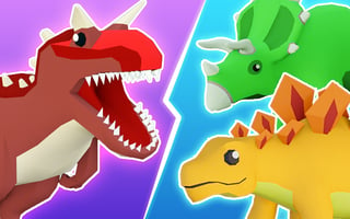 Idle Dino Farm Tycoon 3d game cover