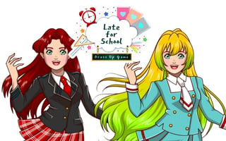 Late for School Dress Up Game