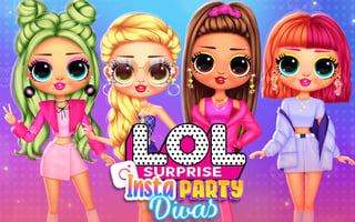 Lol Surprise Insta Party Divas game cover