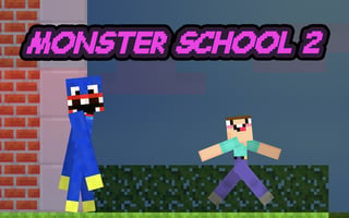 Monster School Challenge 2 game cover