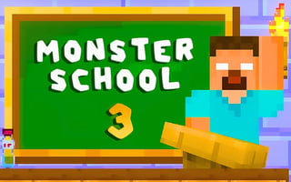 Monster School Challenge 3 game cover