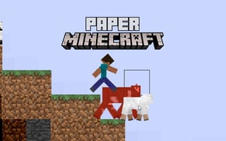 Paper Minecraft game cover