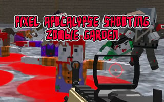 Pixel Apocalypse Shooting Zombie Garden game cover