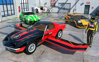 Real Sports Flying Car 3d game cover