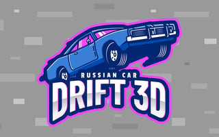 Russian Car Drift 3d game cover