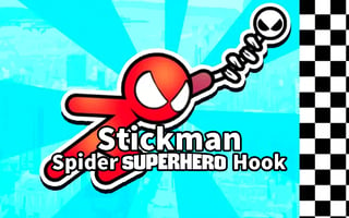 Stickman Spider Superhero with Hook