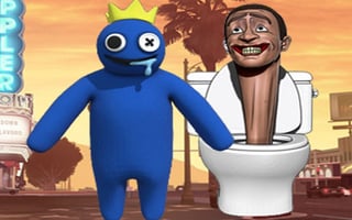 Rainbow Friends Vs Skibidi Toilet game cover