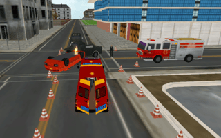 Ambulance Rescue Driver Simulator 2018 game cover