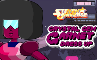 Crystal Gem Garnet Dress Up game cover