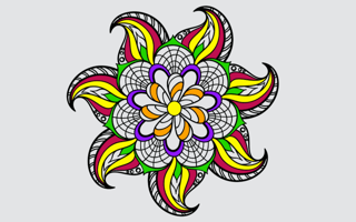 Mandala Coloring Book Game game cover