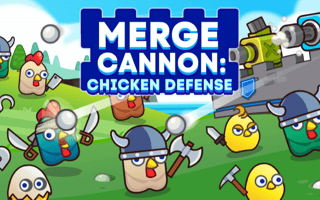 Merge Cannon: Chicken Defense