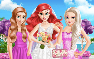 Mermaid Princess Wedding Day