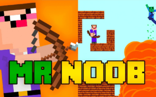 Mr Noob Vs Zombies game cover