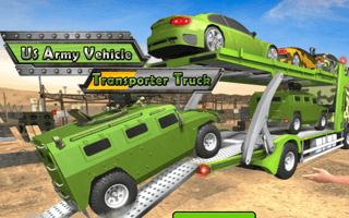 Us Army Vehicle Transporter Truck game cover